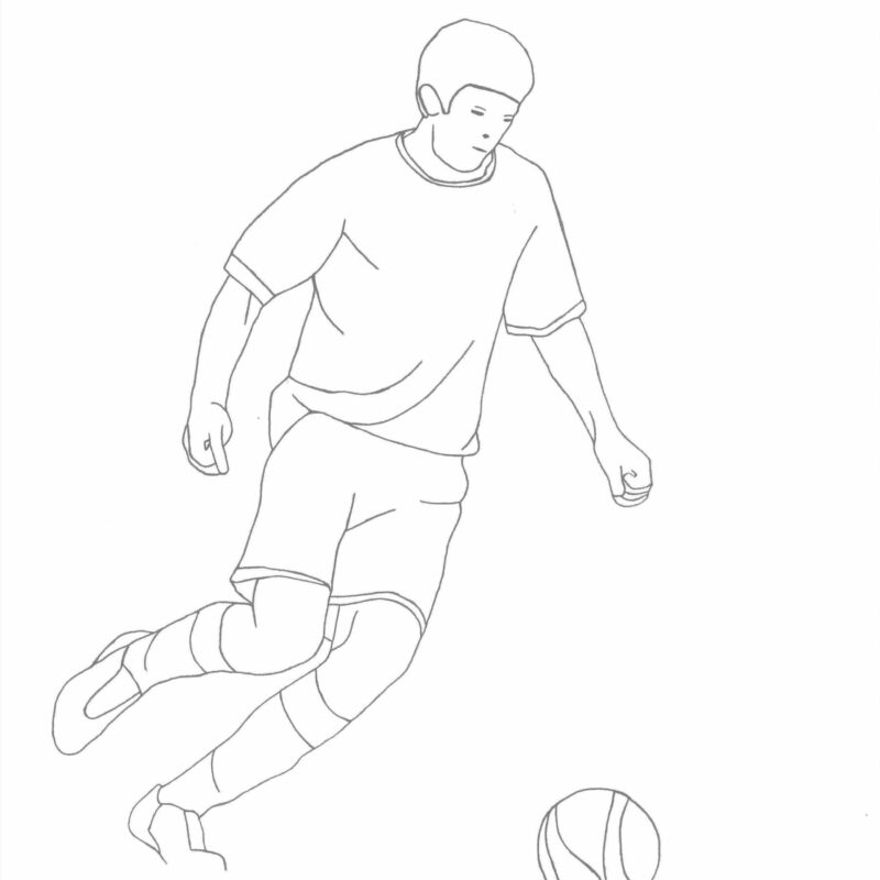 Confidence disegno #34, 2020, matita su carta, cm 30x21