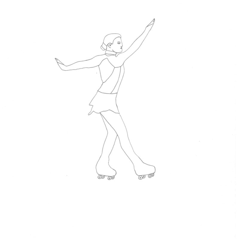 Confidence disegno #45, 2020, matita su carta, cm. 30x21